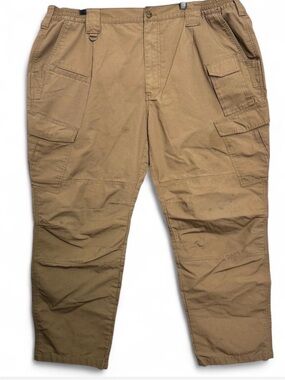 CQR Tactical Cargo Pants Brown Ripstop Utility Gorpcore Street Outdoor Sz 44x32